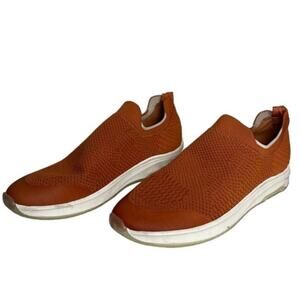 B.O.G Collective Casual Orange Sneakers Mens 10 Slip-On Tennis Shoes Breathable